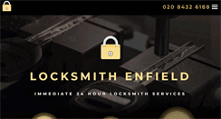 Desktop Screenshot of enfieldlocksmith.net